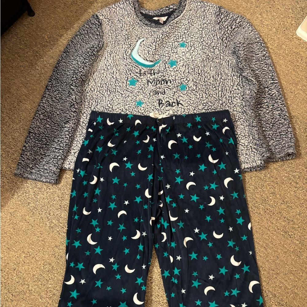 Cozy Moon and Stars Kids Pajamas